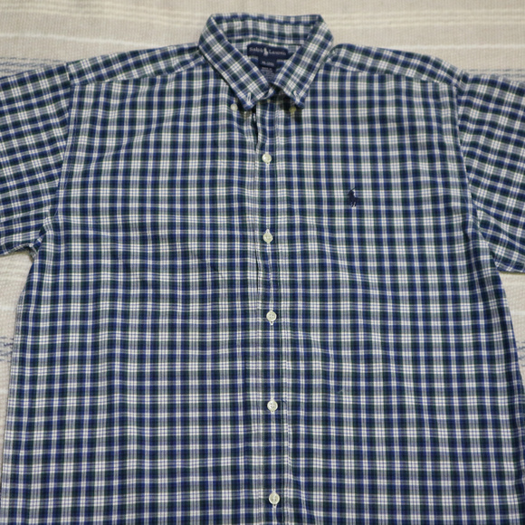 Vintage Ralph Lauren Boys Plaid Button Shirt - Picture 2 of 8